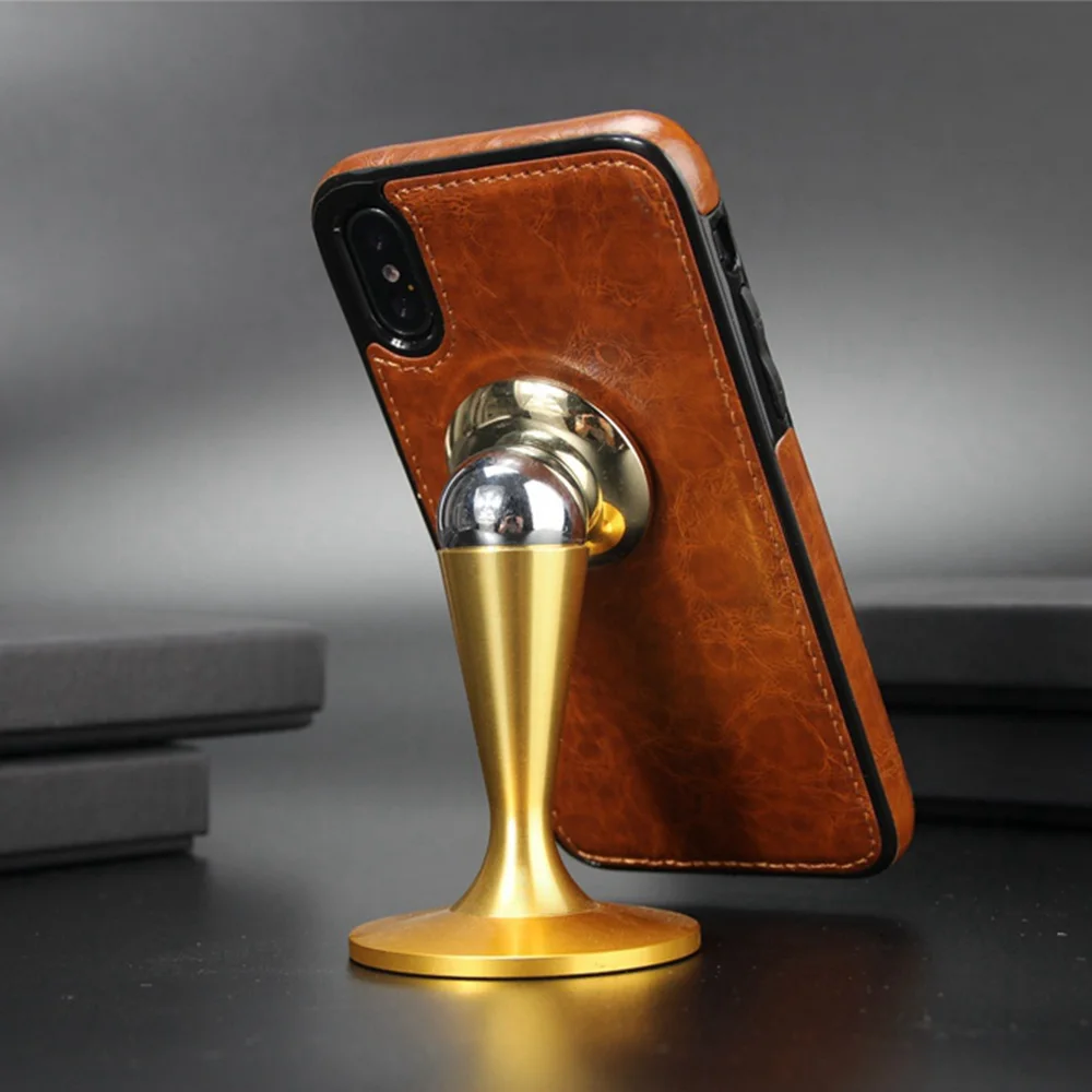 KISSCASE Винтаж кожаный чехол для iPhone X 10 XS Max XR роскошные магнитные мобильный