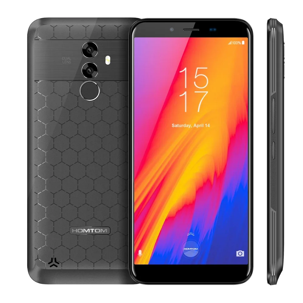 HOMTOM S99 Face ID 6200 мА/ч 4 GB 64 смартфон 5 дюймов безразмерная 21 + 2 Мп двойные задние камеры