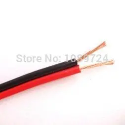 UL2468 30 метров 100 футов/лот Луженая Медь 24AWG 2 pin Красный Черный Кабель ПВХ изолированный Электрический кабель светодиодный кабель DIY подключение