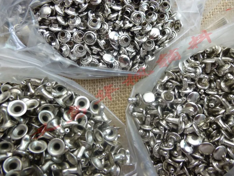 Много размеров на выбор 1000 набор железная сделано серебро двойная крышка