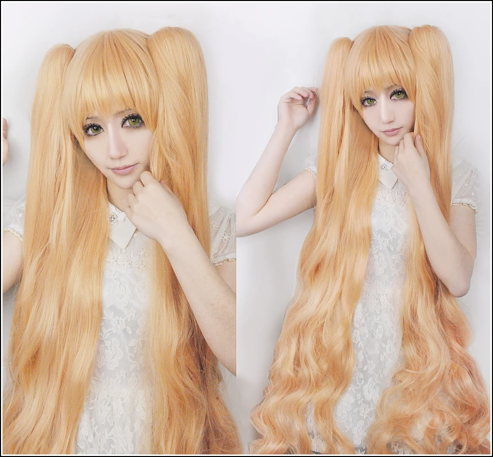 Аниме Rozen Maiden Kirakishou Squid блондинка курчавый парик 150 см хвост Синтетический