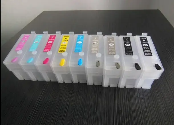 Пустой многоразовый картридж vilaxh для Epson T1571 T1579 R3000|ink tank cartridges|ink cartridge hp 98ink refill canon
