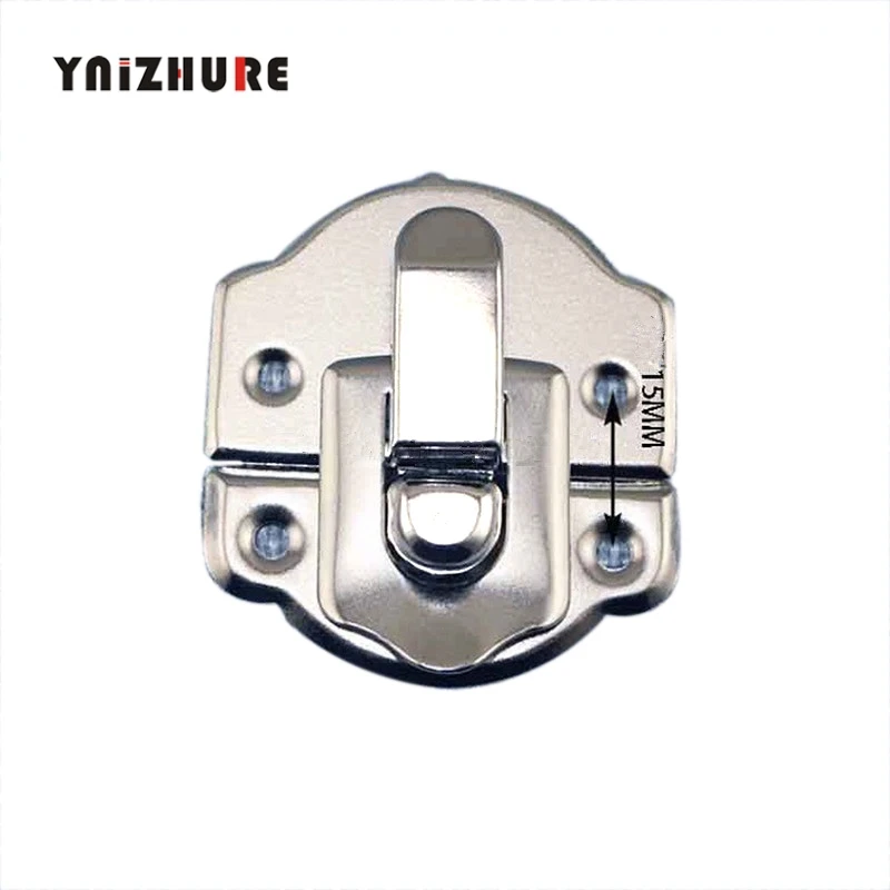 

48*43mm,20Sets Chrome Color Iron Jewelry Box Padlock Hasp Locked Wooden Wine Gift Box Handbag Buckle Hardware Accessories