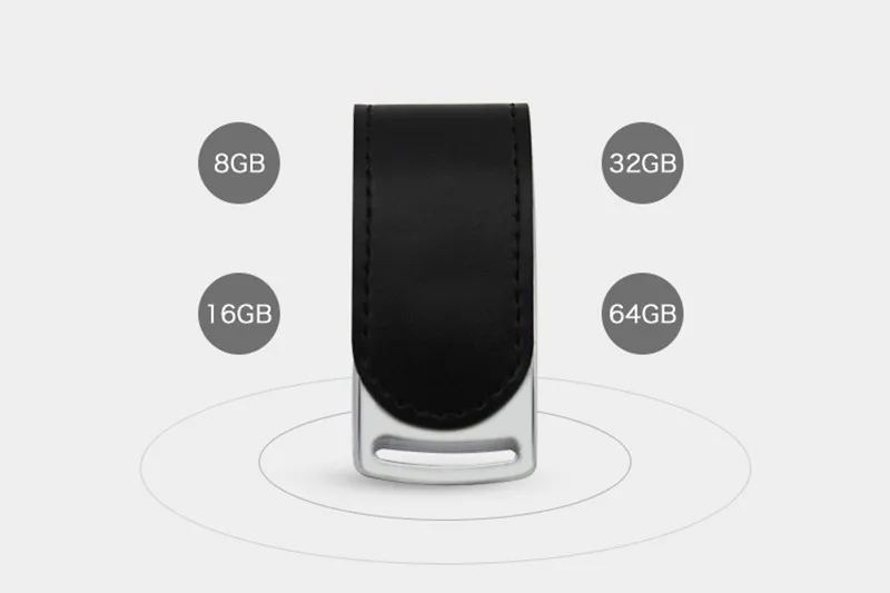 Горячая Распродажа настоящий USB флеш-накопитель емкость натуральная кожа флешка