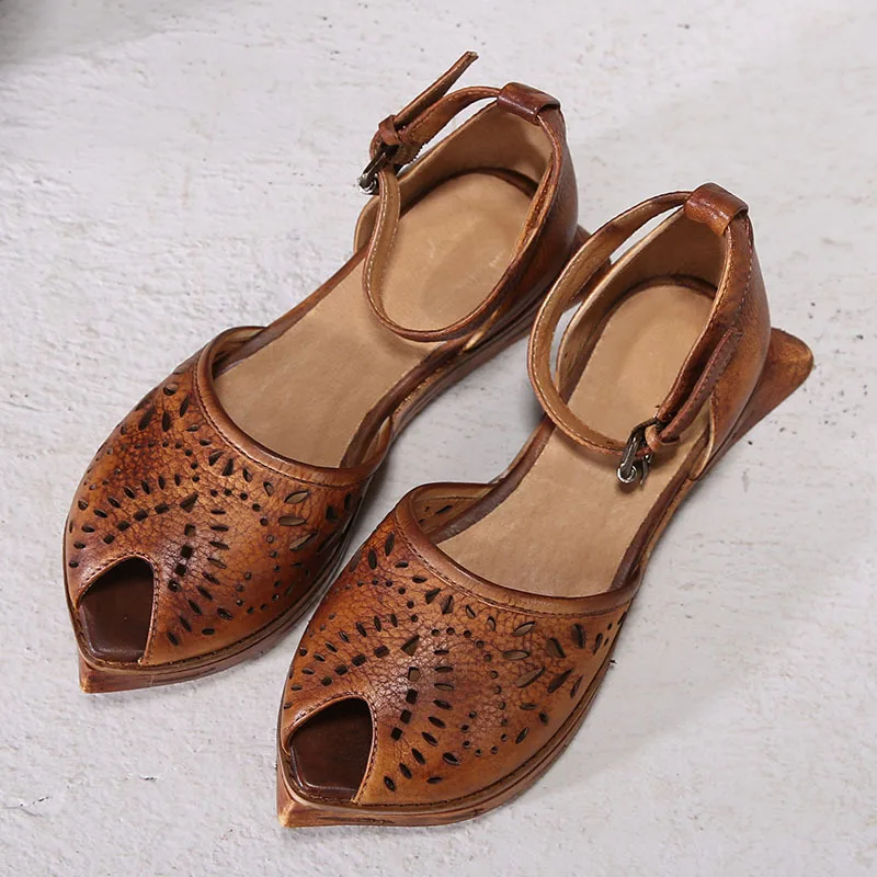 Новинка 2019 года сезон весна-лето Повседневная Женская обувь в стиле ретро из