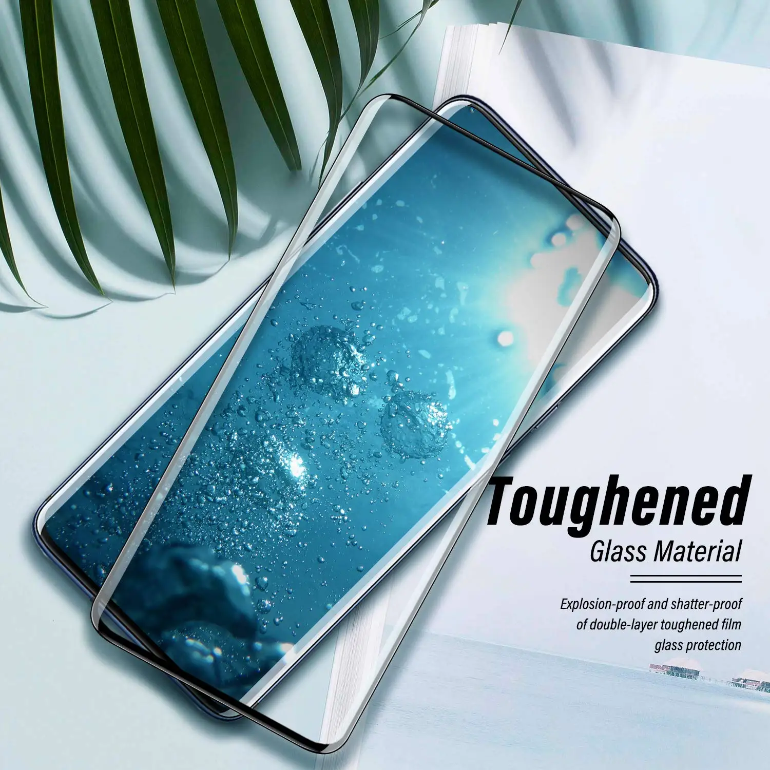 9H полное покрытие алмазное закаленное стекло для Oneplus 7 Pro Защитная пленка экрана