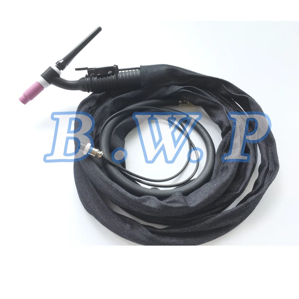 Гибкий Сварочный фонарь TIG сварочный пистолет с газовой мощностью 4 м 12 футов M16 * 1