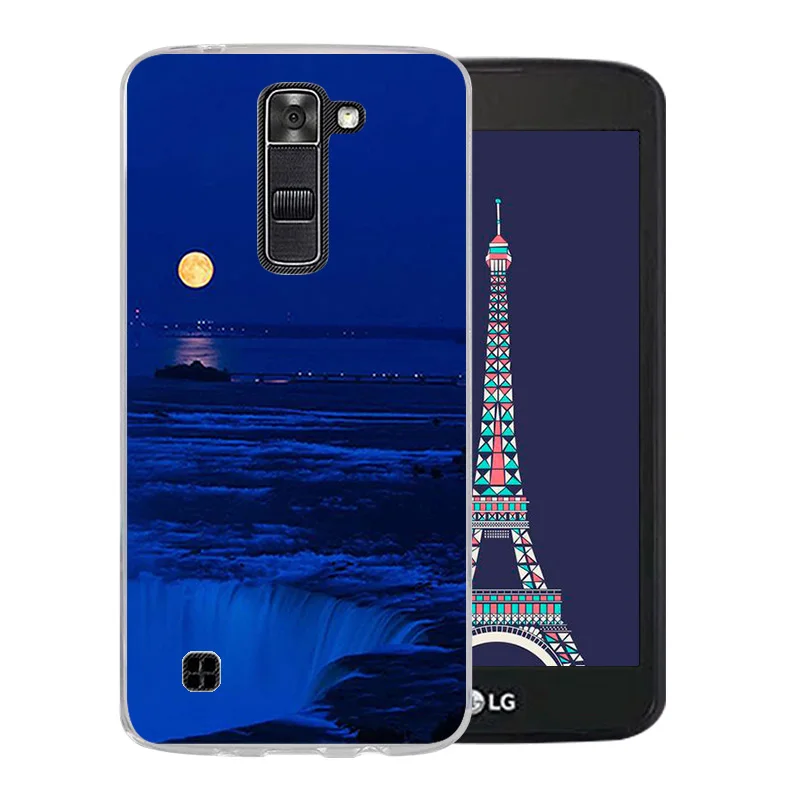 Back Cover Night Sky Pattern for LG K7/Tribute 5 LS675/X210 X210DS Soft Silicone For K7 K 7 Matte Full Protection Phone Cases |