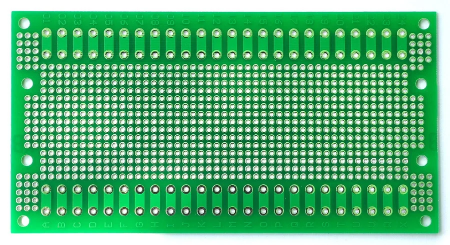 Двухсторонний Прототип PCB, универсальная плата, 137,4x72 мм