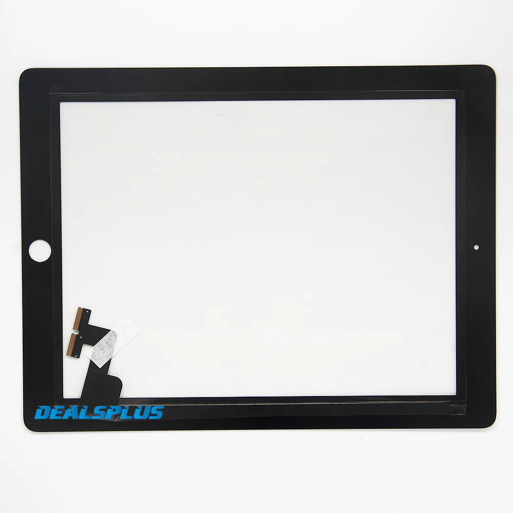 

Replacement New Touch Screen Digitizer Glass without Home Button For iPad 2 A1395 A1396 A1397 Black White