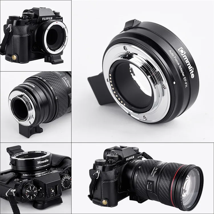 Commlite CM-EF-FX электронный для AF Крепление-адаптер объектива с объектив IS USM Canon EF/EF-S
