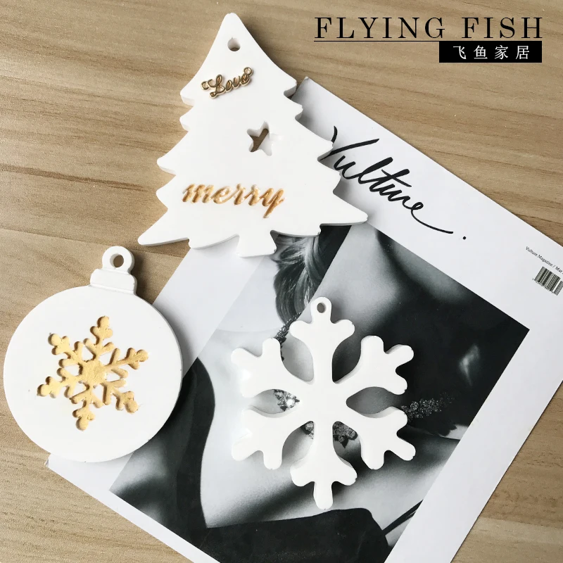 1 шт. силиконовая форма Рождественская серия для торта Снеговик Санта ручной