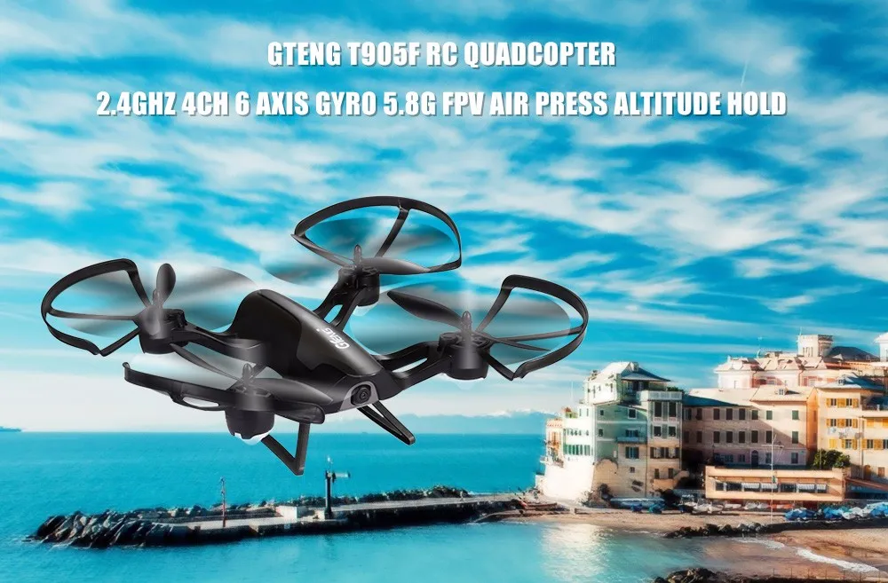Новинка 2017 Оригинальный T905F профессии с видом от первого лица Квадрокоптер 2 4 г 4CH