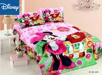 disney minnie mouse bedding set for girls bedroom decor twin size duvet covers single bedspread flat sheet 2 4 pcs free shipping