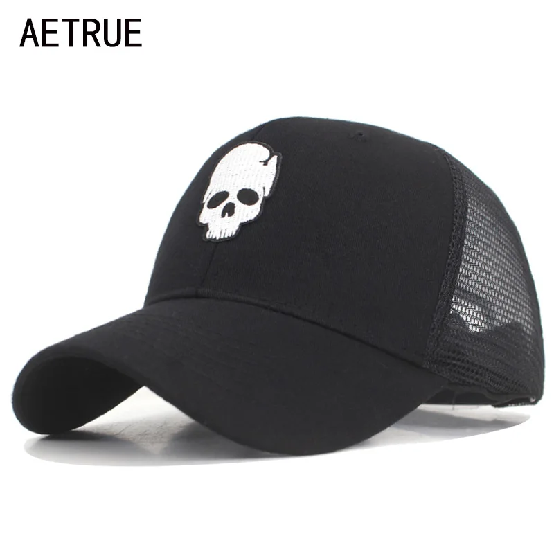 Бейсболка AETRUE для мужчин и женщин сетчатые бейсболки с вышивкой повседневные