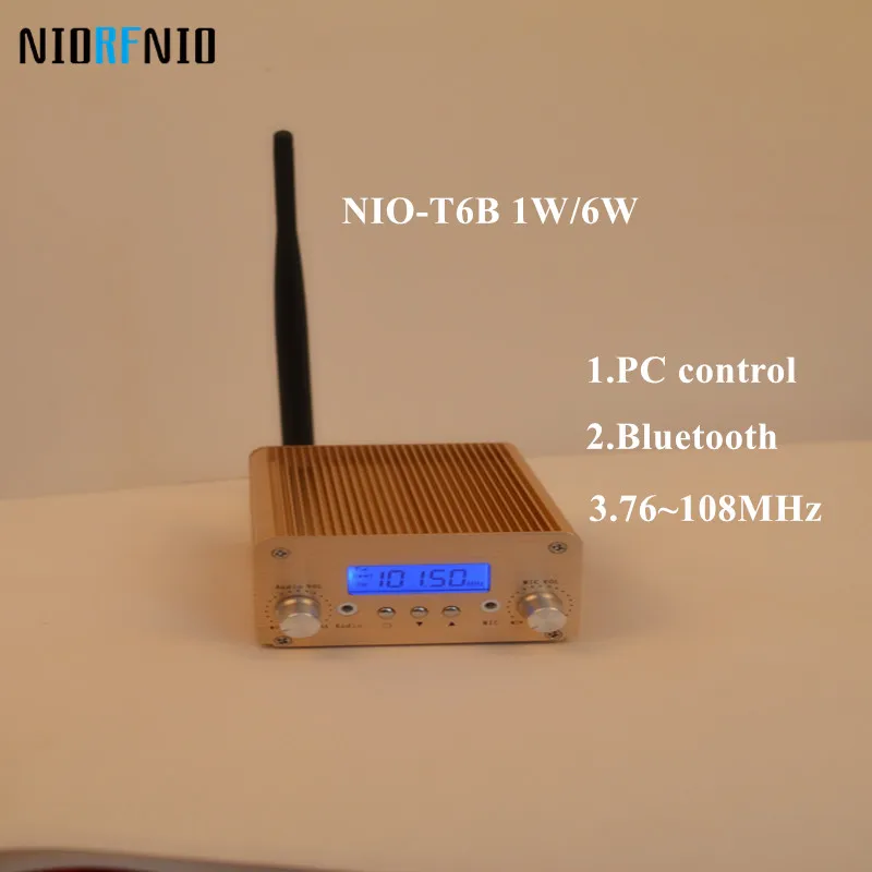 Бесплатная доставка NIO T15B 5 Вт/15 Вт Bluetooth и ПК управление FM Усилитель передатчика