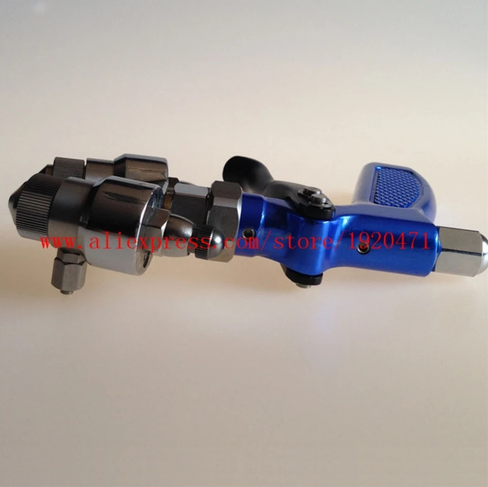 Серебряный зеркальный распылитель с двойной головкой серебряное покрытие