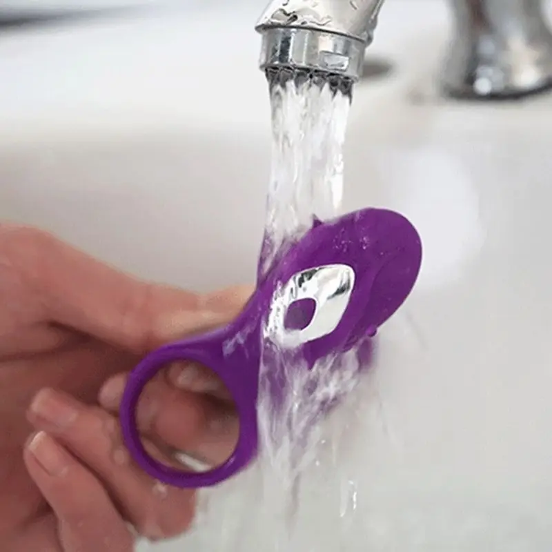 Силиконовые USB перезаряжаемые вибрационные кольца 10 Вибрационные Кольца для