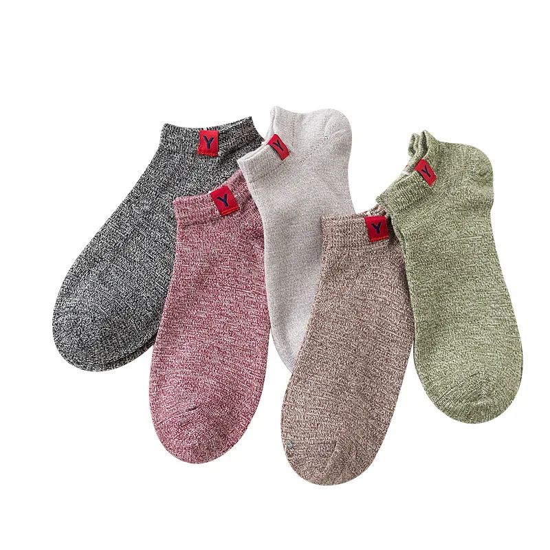 Носки мужские в национальном стиле 5 пар плотные дышащие хлопковые до щиколотки