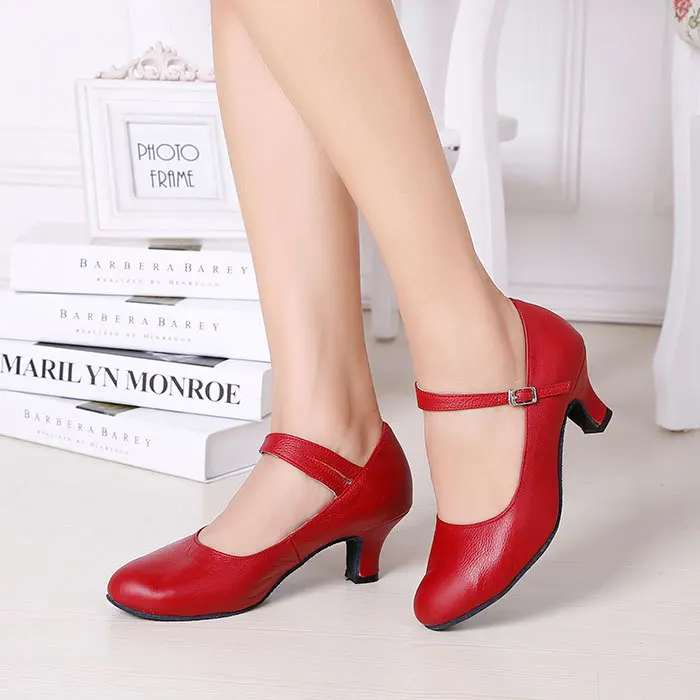 2017 Женская обувь из 100% натуральной кожи для латинских бальных танцев сальсы