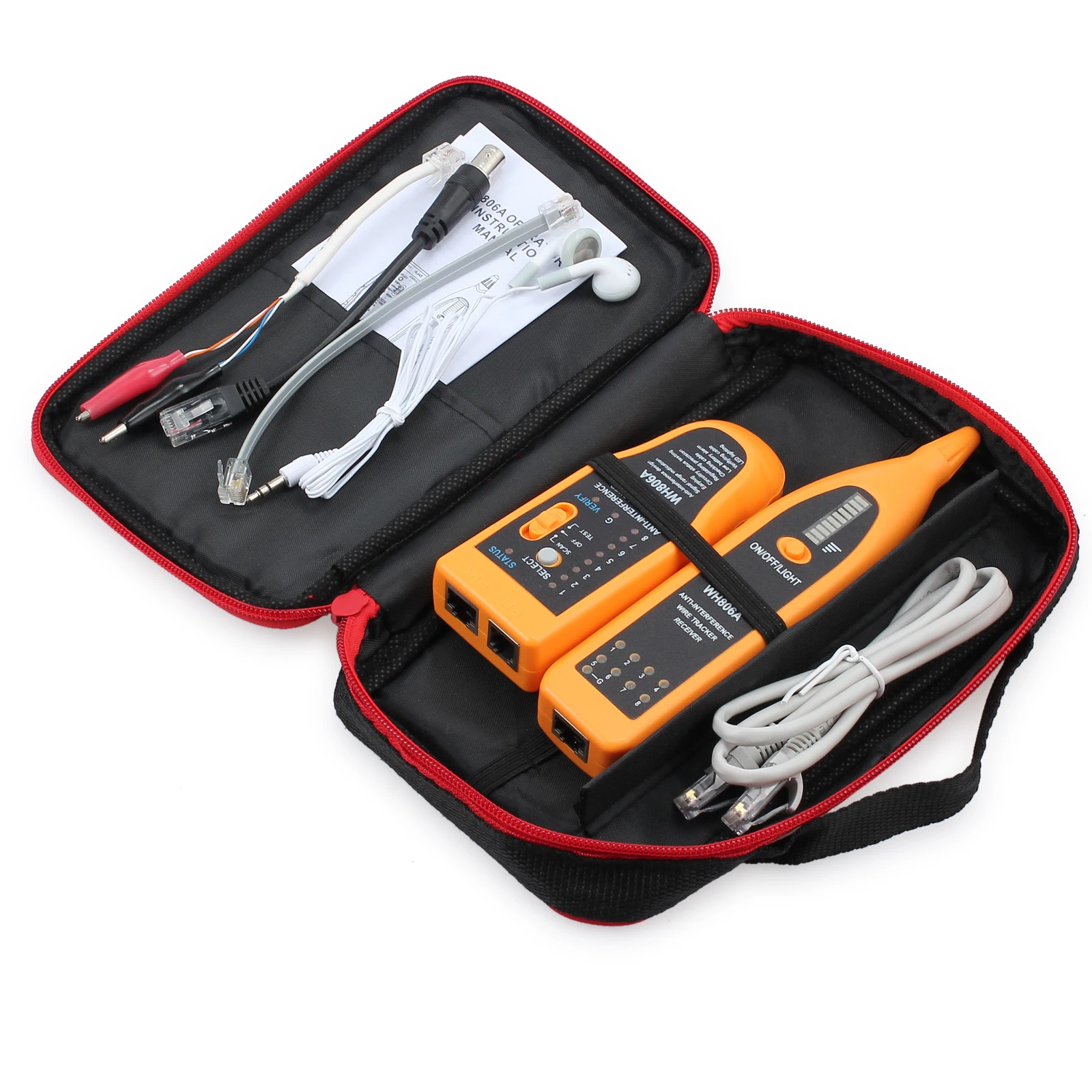 PROSTER для сетевого кабеля RJ45 тестер телефонных кабелей Lan трекер кабель Трейсер с