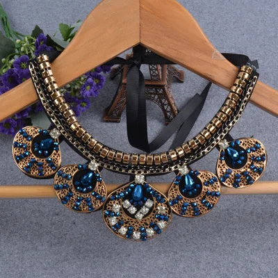 1pcs beauty pearl Collar Necklace Fashion retro skirt ornaments summer r neck chain sweater women diy acessories | Дом и сад