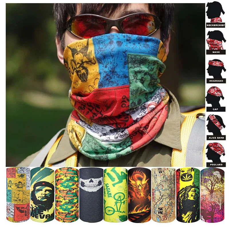 

2020 Brand 1*Cycling Scarf Biker Hip Hop Hijab Novelty Fishing Scarf Bandana Sport Headband Cycling Ski Scarf Mask Free shipping