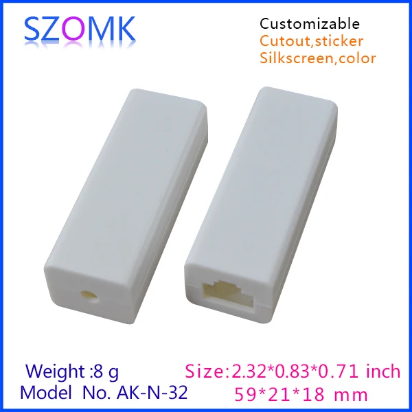 Электронный пластиковый Малый инструмент USB Беспроводная коробка (1 шт.) 59*21*18 мм