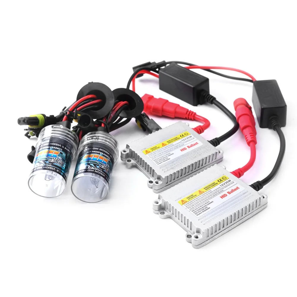 50 комплектов 12 в 35 Вт D2S xenon hid kit H7 HB4 9006 9005 HB3 H27 H8 H9 H10 H4 HID H1 H3 H11 автомобильные лампы
