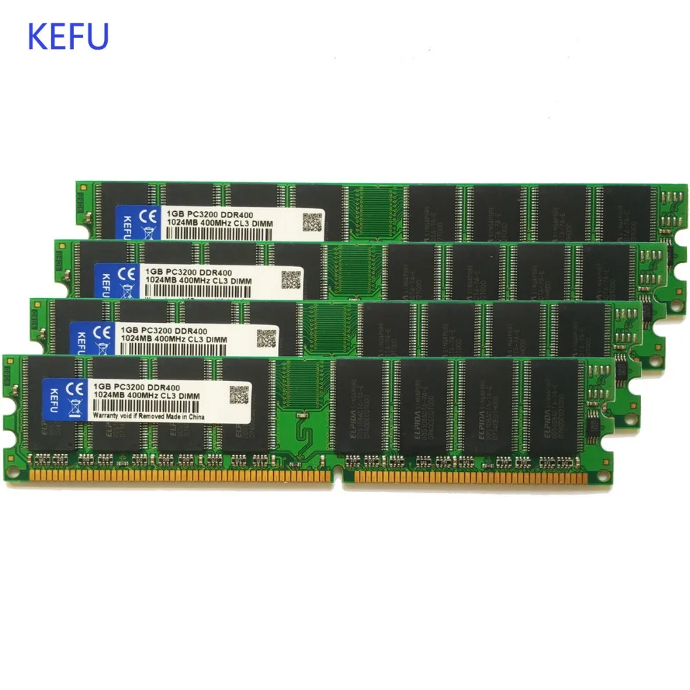 4 ГБ 4X 1 Гб DDR 400 DDR1 МГц PC3200 184pin CL3 настольная Память DIMM без ECC|1gb ddr|ddr 4001gb ddr |