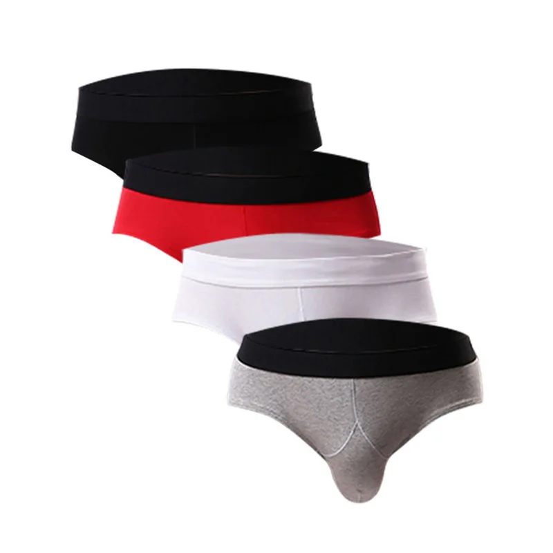 4 шт Горячие мужские пляжные трусики мужское нижнее белье сексуальные дышащие