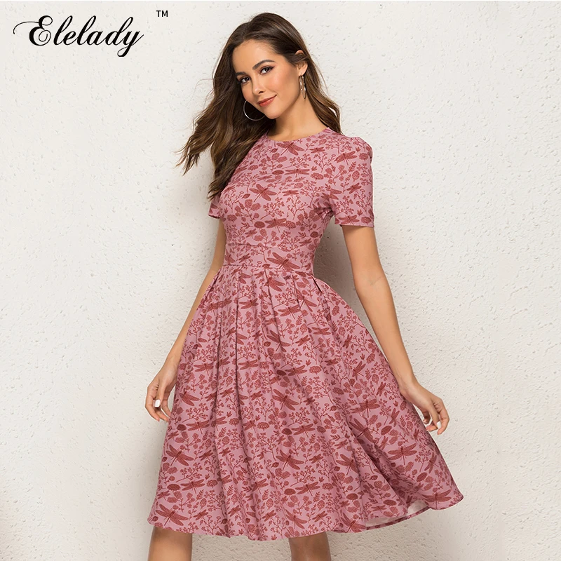 Elelady 2019 новые летние модные шикарные женское платье Для женщин Элегантные линии