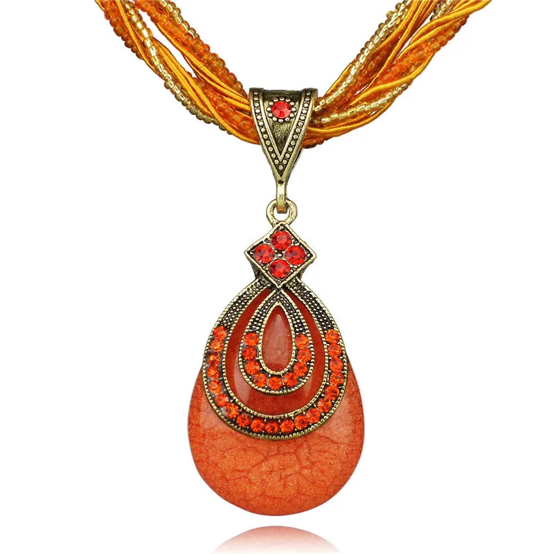 Dormon простое ожерелье с подвеской искусственная веревка элегантное до ключиц DB013 |