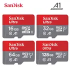 SanDisk Ultra A1 карты памяти MicroSD 200 ГБ 128 ГБ 64 ГБ 32 ГБ 16 ГБ MicroSDHCSDXC UHS -Я 98 МБс. карты памяти Micro SD картао де memoria