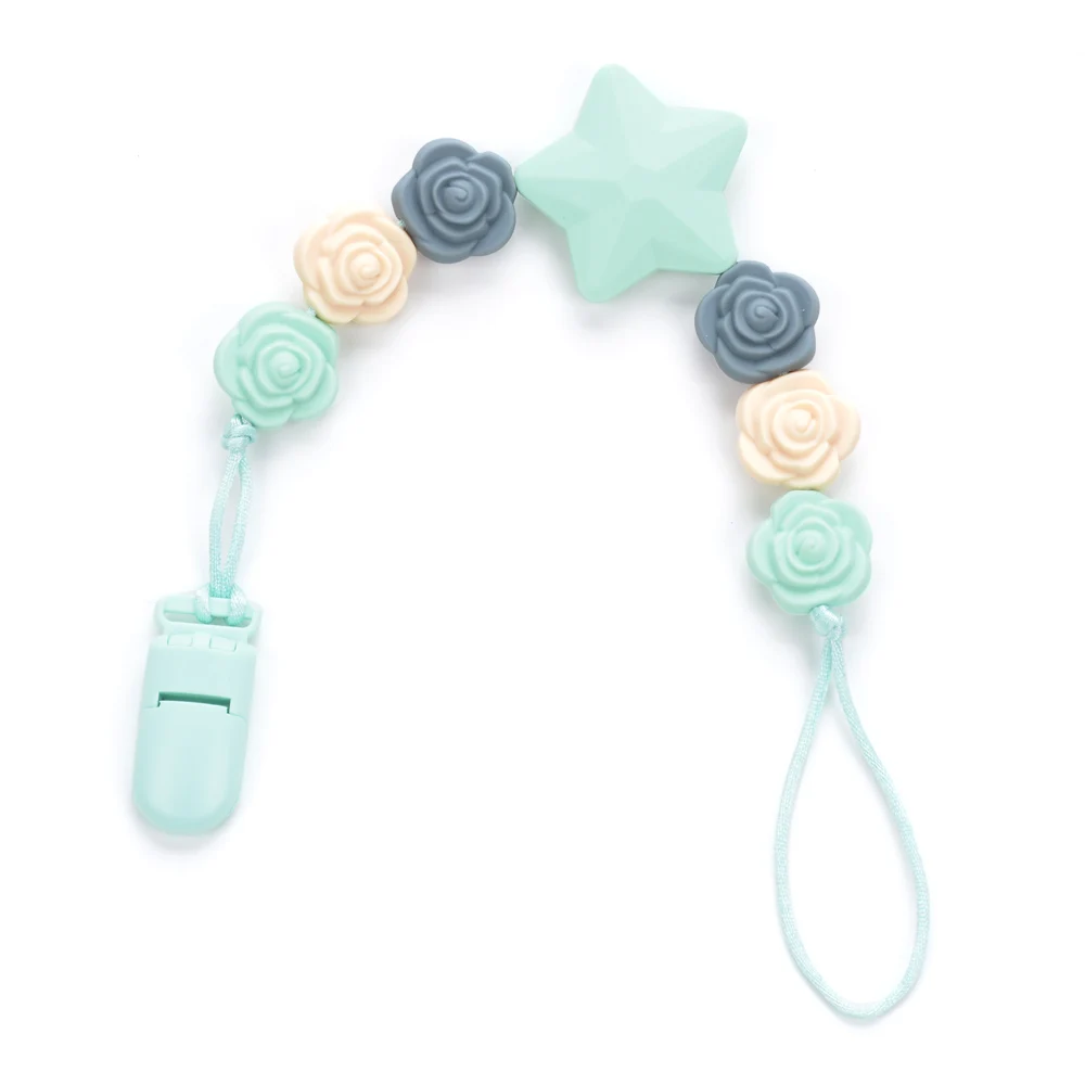 Детская переноска для прорезывания зубов зажим соски держатель силиконовый