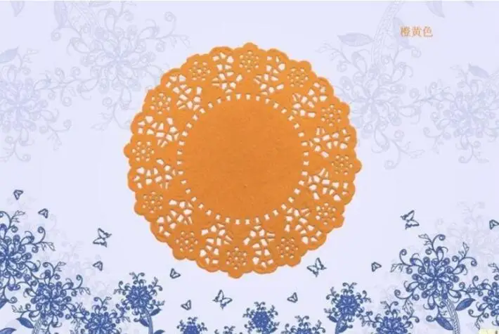 4.5&quot Mixed Colors Lace Paper Doilies/Placemats for Wedding Party Decoration Supplies Scrapbooking Stamp Crafts | Дом и сад
