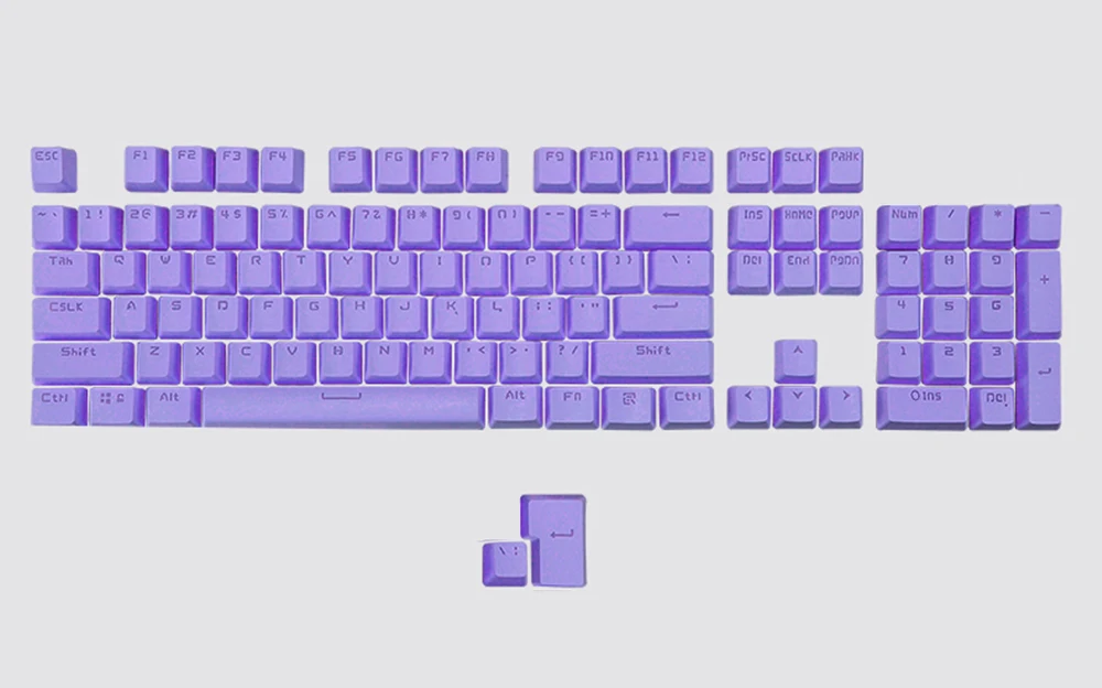 Лучшие 104 клавиши ABS Double Shot Top Shine через OEM keycaps ANSI макет для Cherry MX Swithches на