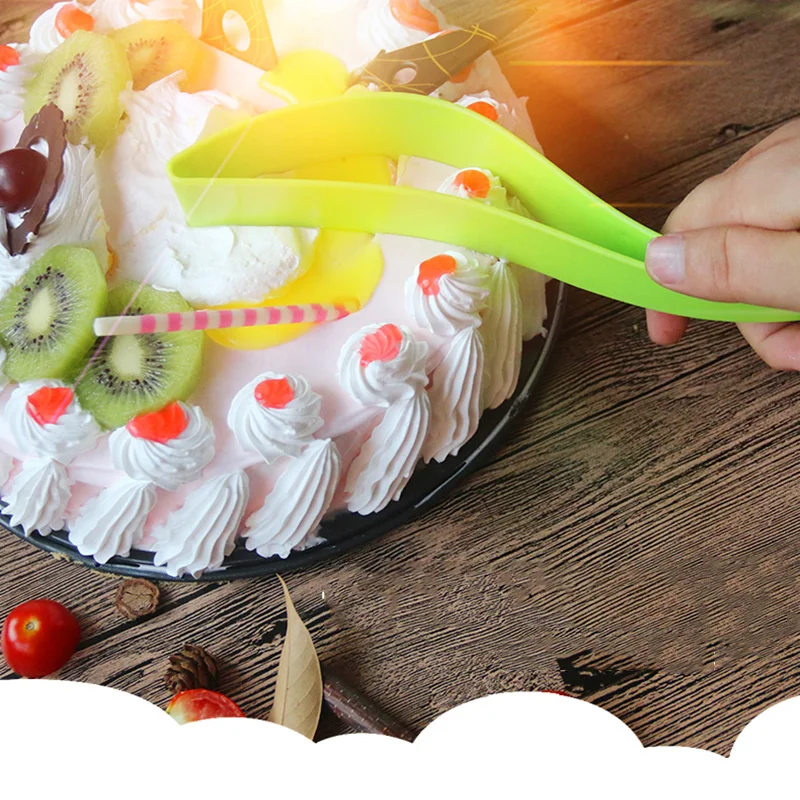 Легкий торт пирог пластиковая пластина слайсер направляющий резец сервер нож