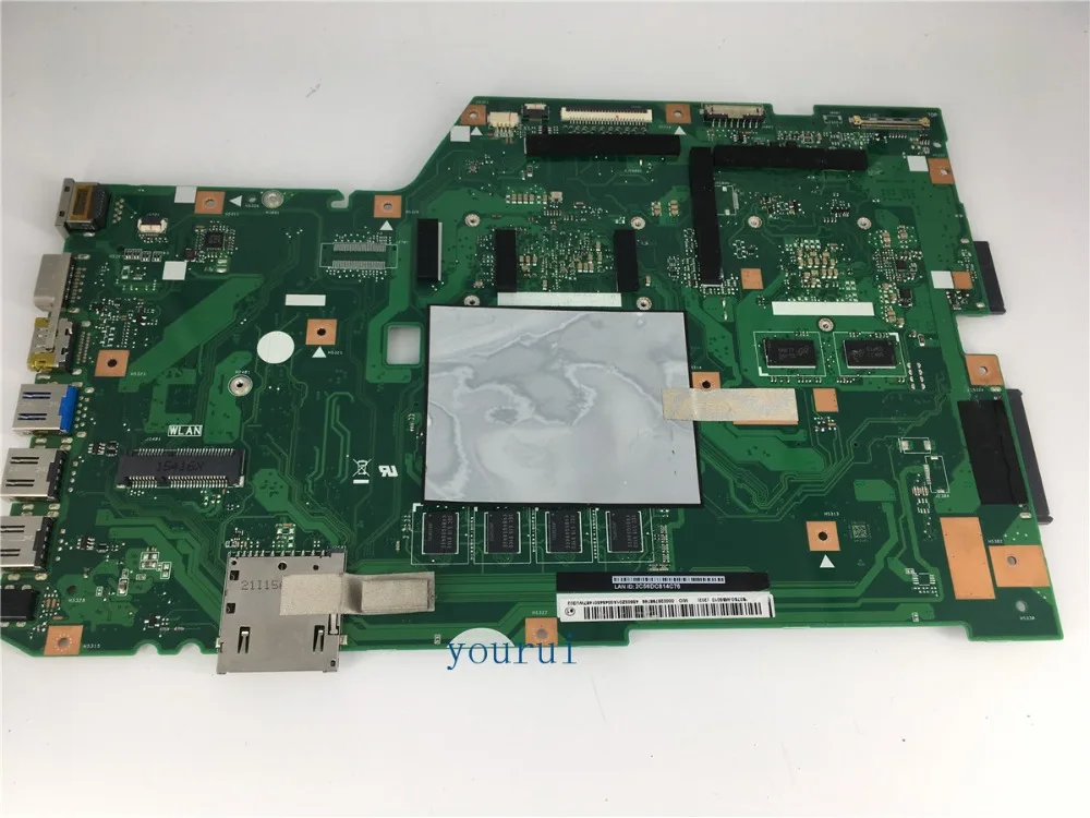 Yourui 4 Гб Оперативная память N3700 Процессор DDR3L Материнская плата Asus X751S X751SJ X751SV Материнская плата ноутбука X751SA материнская плата с 840 2 Гб VGA