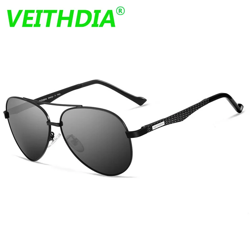 VEITHDIA оригинальные брендовые HD поляризованные солнцезащитные очки мужские для