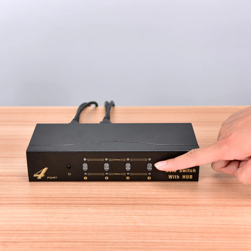 Usb hdmi kvm переключатель 4 в 1 выход USB2.0 с аудио сплиттер для кабелей мышь клавиатура