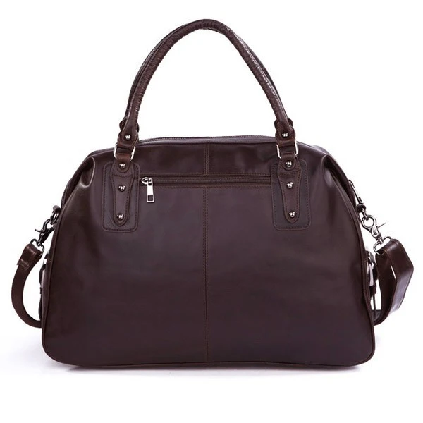 Высококачественная Дорожная сумка из натуральной кожи мужская спортивная