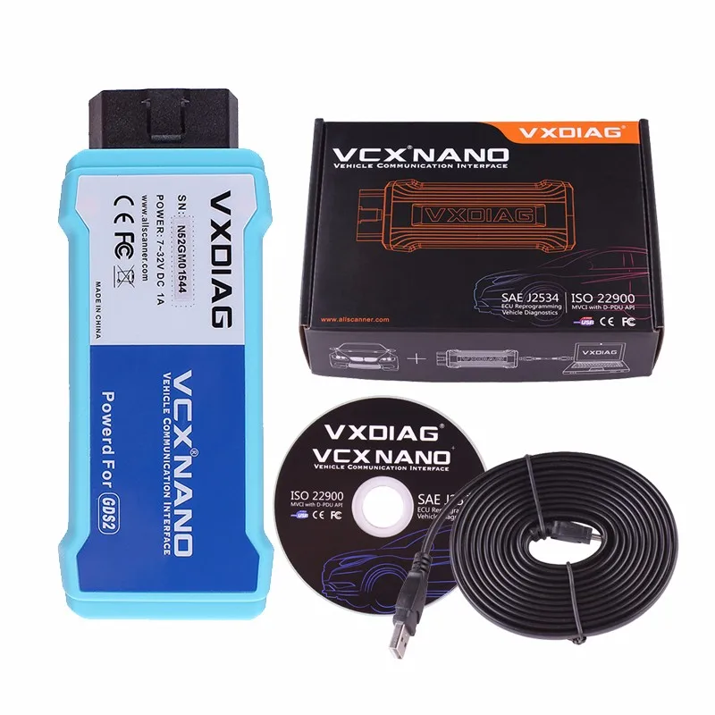 

2019 New VXDIAG VCX NANO for GM/OPEL GDS2 Diagnostic Tool WIFI version VXDIAG VCX NANO Vxdiag for Gm Tech2