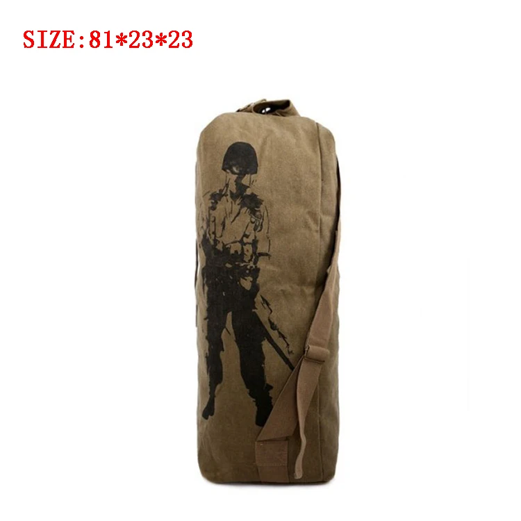 Холщовый портативный дорожный рюкзак для багажа армейская уличная сумка походов