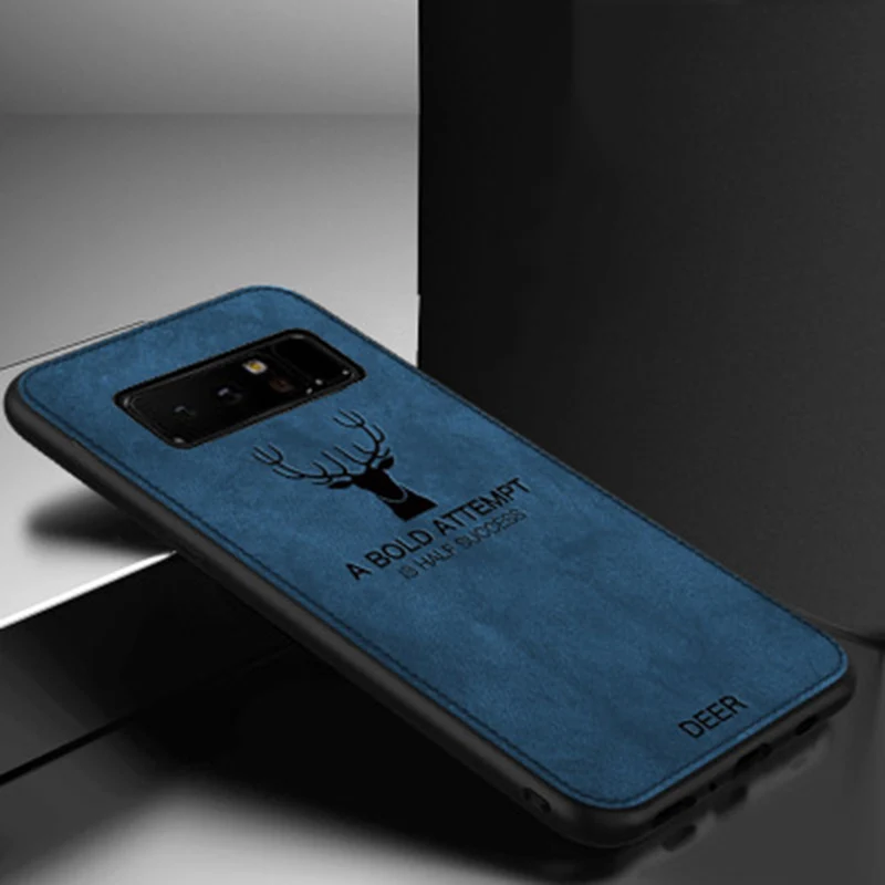 Тканевый чехол с оленем для Samsung Galaxy Note8 galaxy Note 8 полный телефона N9500 Мягкий