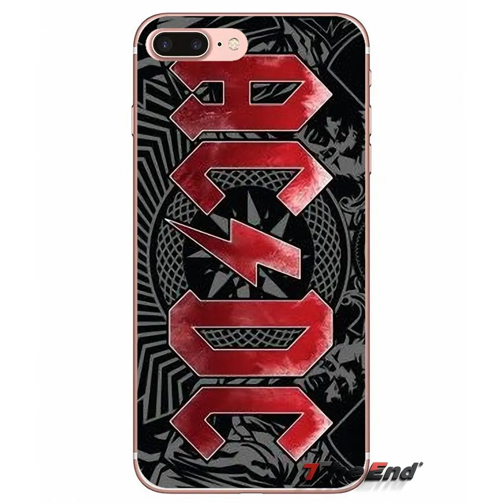 images 3 Чехол для Apple iPhone X 4 4S 5 5S SE 5C 6 6S 7 8 Plus 6Plus 7plus 8plus Fundas Coque Music Band ACDC AC DC Malcolm Angus из ТПУ - Цвет: images 3