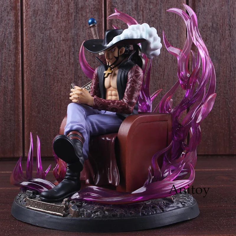 Фигурка героя из аниме Dracule Mihawk one piece GK статуя ПВХ Коллекционная модель игрушки 19 см