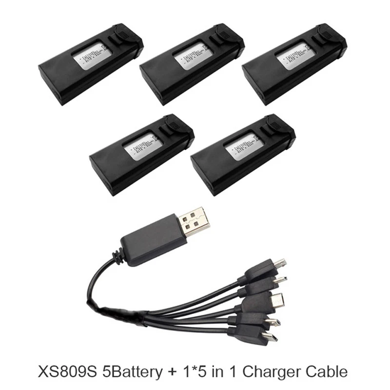 Оригинальный XS812 1800mAh аккумулятор Visuo XS809S 3 7 v Lipo аккумуляторная батарея Rc Quadcopter