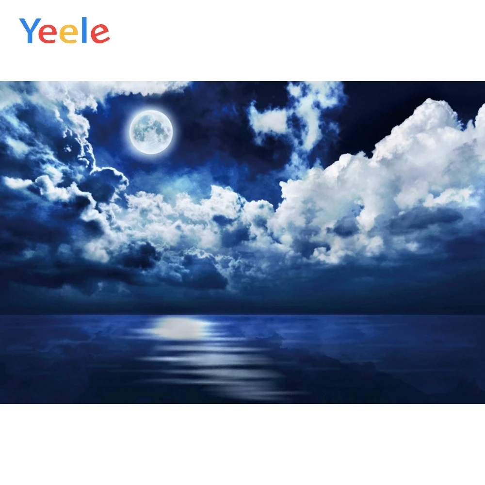 

Yeele Landscape Moon River Cloud Room Painting Photography Backdrops Personalized Photographic Backgrounds For Photo Studio