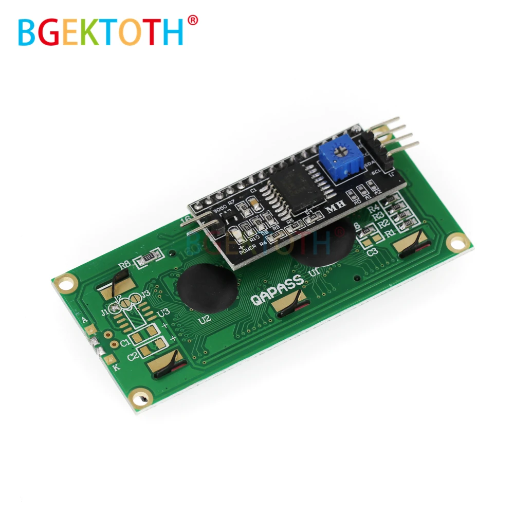 Синий дисплей IIC/I2C/TWI/последовательный интерфейс SPI 1602 16X2 символ ЖК модуль
